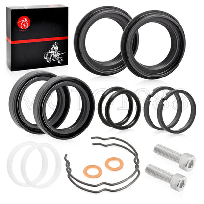Front Fork Dust Oil Seals Rebuild Kit 39mm for Harley Sportster XL883/XL1200/FXD