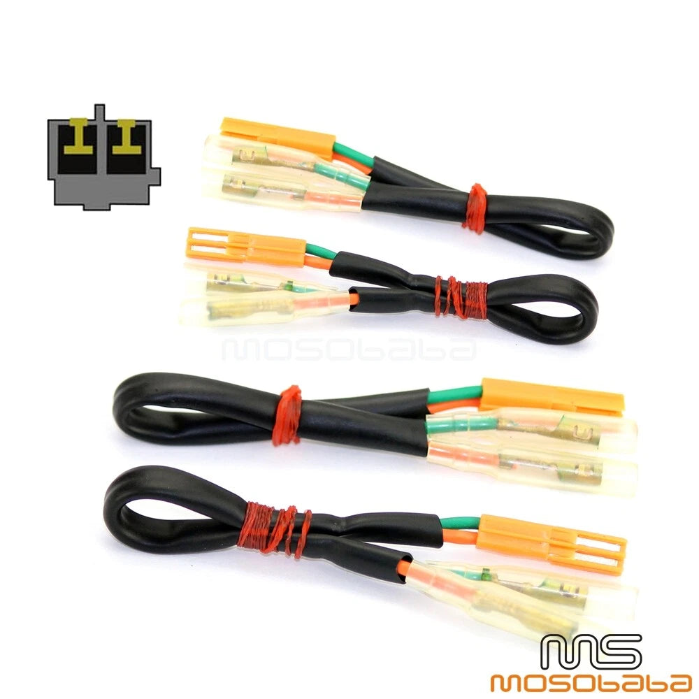 4x Turn Signal Light Adapters for Honda Shadow VT750CA VT1300 (2007-2019)