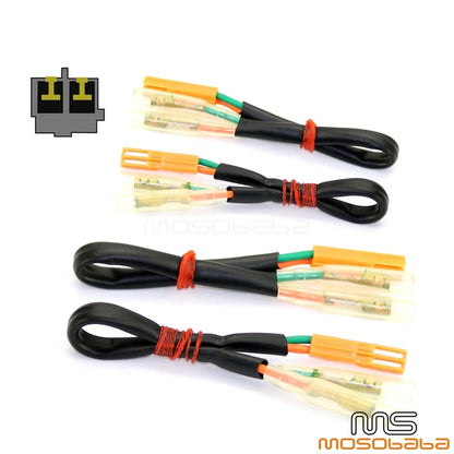 4x Turn Signal Light Adapters for Honda Shadow VT750CA VT1300 (2007-2019)