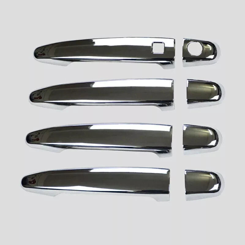 8pcs Car Door Side Handle Chrome Cover Trim for Toyota Highlander (2008-2013)