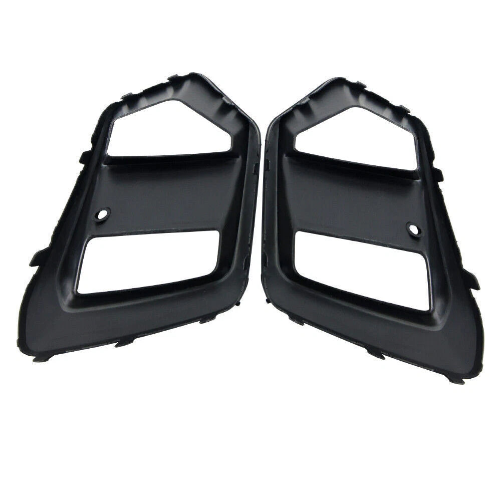 Matte Black Front Bumper Fog Light Covers for Ford Focus RS (2016-2018) 2x