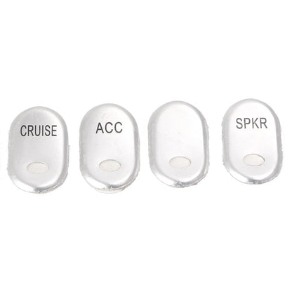 Stainless Steel Rocker Panel Switch Button Cover for Harley Touring FLHT FLTR (2014-2023)