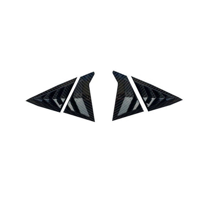 Carbon Fiber Side Window Louver Trim for Hyundai Elantra (2011–2016)
