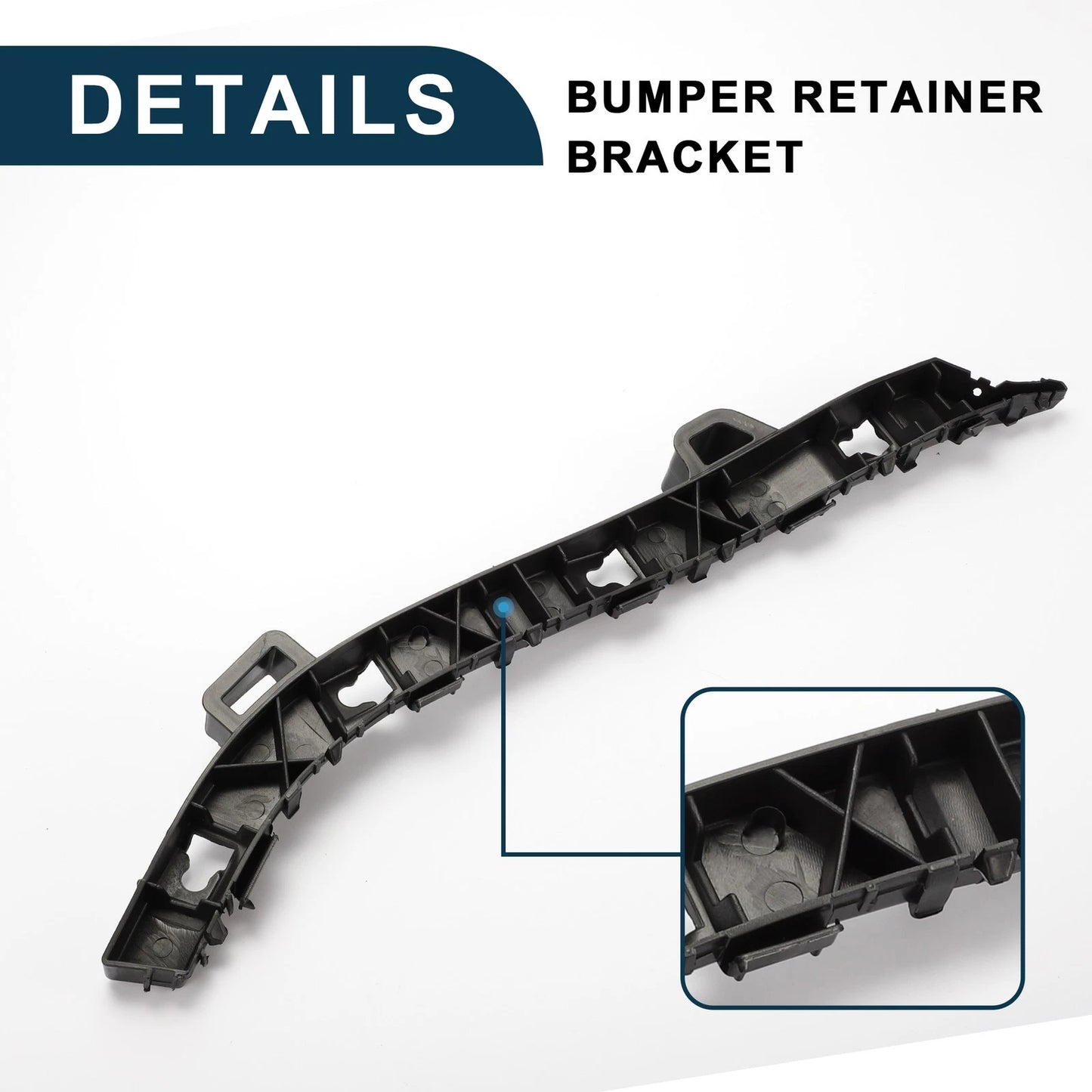 Left Rear Bumper Retainer Bracket for Kia Forte Sedan (2014-2018)