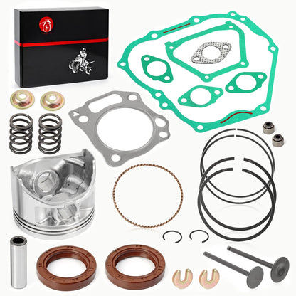 Engine Top End Rebuild Kit +0.5 Piston Valve Kit for YAMAHA G21/G22/G27/G28