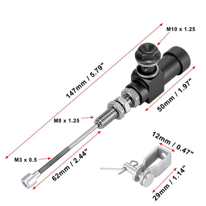 M10x1.25mm Hydraulic Clutch Master Cylinder Brake Pump for Motorcycle