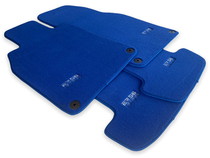 Premium Blue Carpet Floor Mats for Porsche 911 991 (2012-2016)