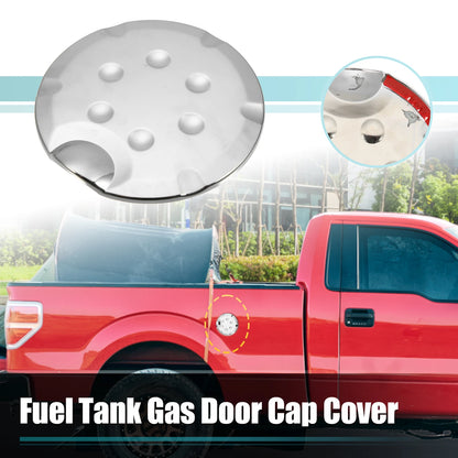 Chrome Plated Fuel Tank Filler Cap Cover for Ford F-150 (2015-2023)