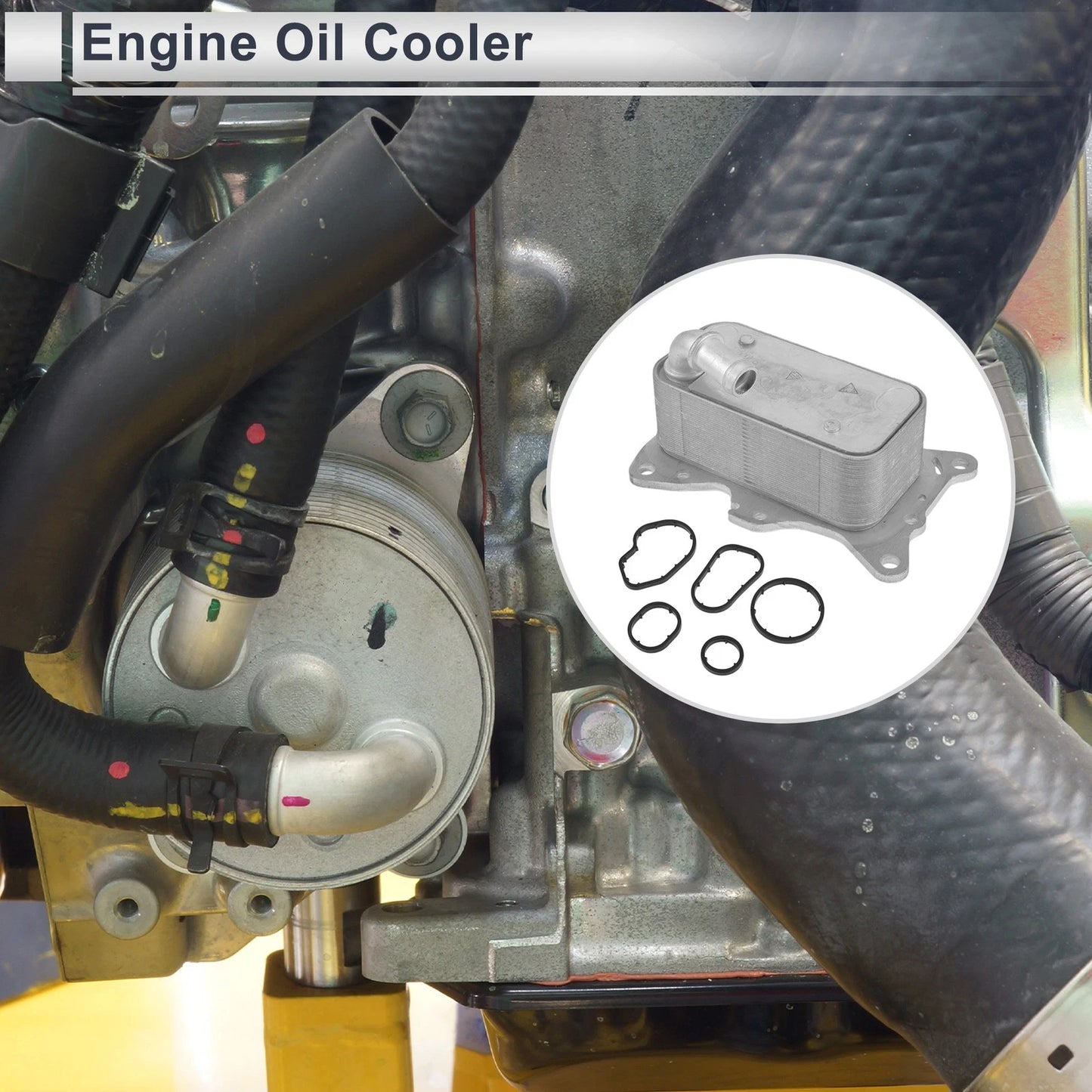 Engine Oil Cooler for Mercedes-Benz Sprinter (2007-2018) - 1 Set