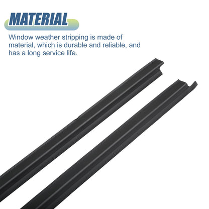 Window Glass Seals for Nissan D21 Base SE XE (1986-1997)