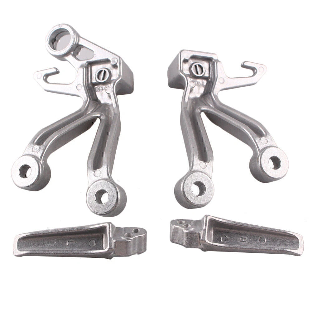 Passenger Rear Footpegs Footrests Brackets for Suzuki GSXR1000 (2003-2004)
