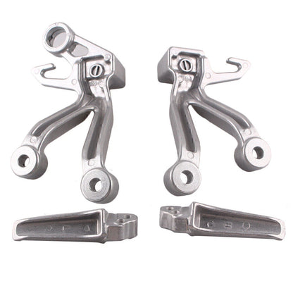 Passenger Rear Footpegs Footrests Brackets for Suzuki GSXR1000 (2003-2004)