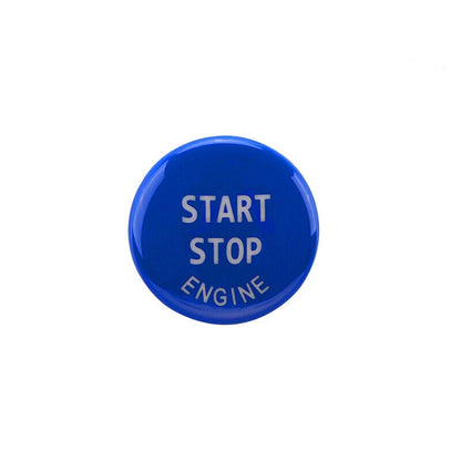 Engine Start Stop Push Button Cover Blue for BMW 3 5 Series E90 E60 X5 (2006-2013)