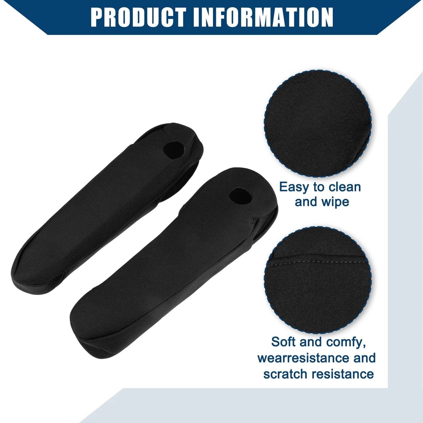 Center Console Armrest Cover for Honda CR-V (2017-2023) - Neoprene Fabric Black