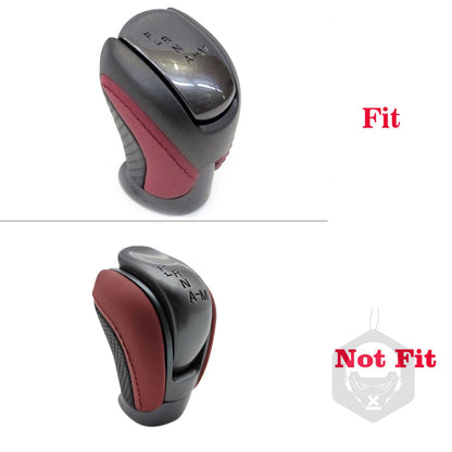 Gear Shift Knob Cover for Nissan GTR R35 (2008-2016) Red Carbon Fiber