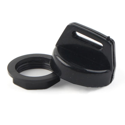 Black ABS Ignition Key Cover w/Nut for Polaris RZR XP 800-1000 Ranger Sportsman