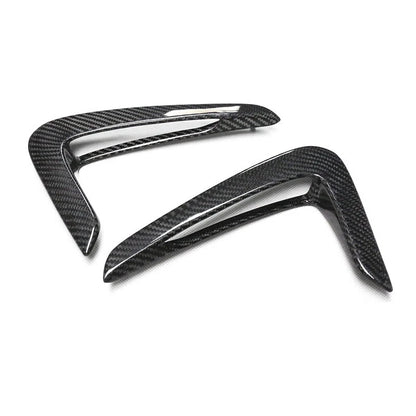 Real Carbon Fiber Side Fender Air Vent Trim Cover Fits BMW F32 F33 F36 4 Series
