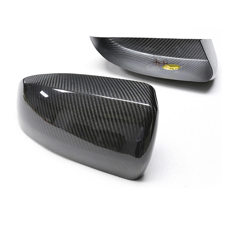 Real Carbon Fiber Side Mirror Shell Cover Caps For BMW X5 X6 E70 E71 2007-2013
