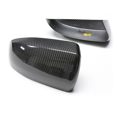 Real Carbon Fiber Side Mirror Shell Cover Caps For BMW X5 X6 E70 E71 2007-2013