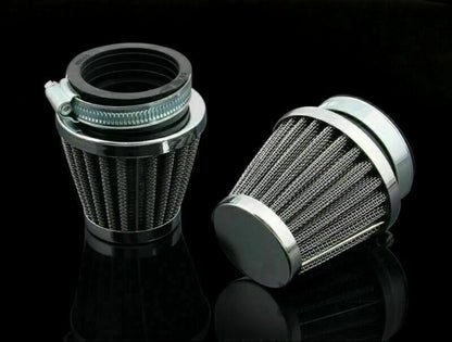 2 x ø 42mm Universal Tuning Air Filters for AJS BSA Norton