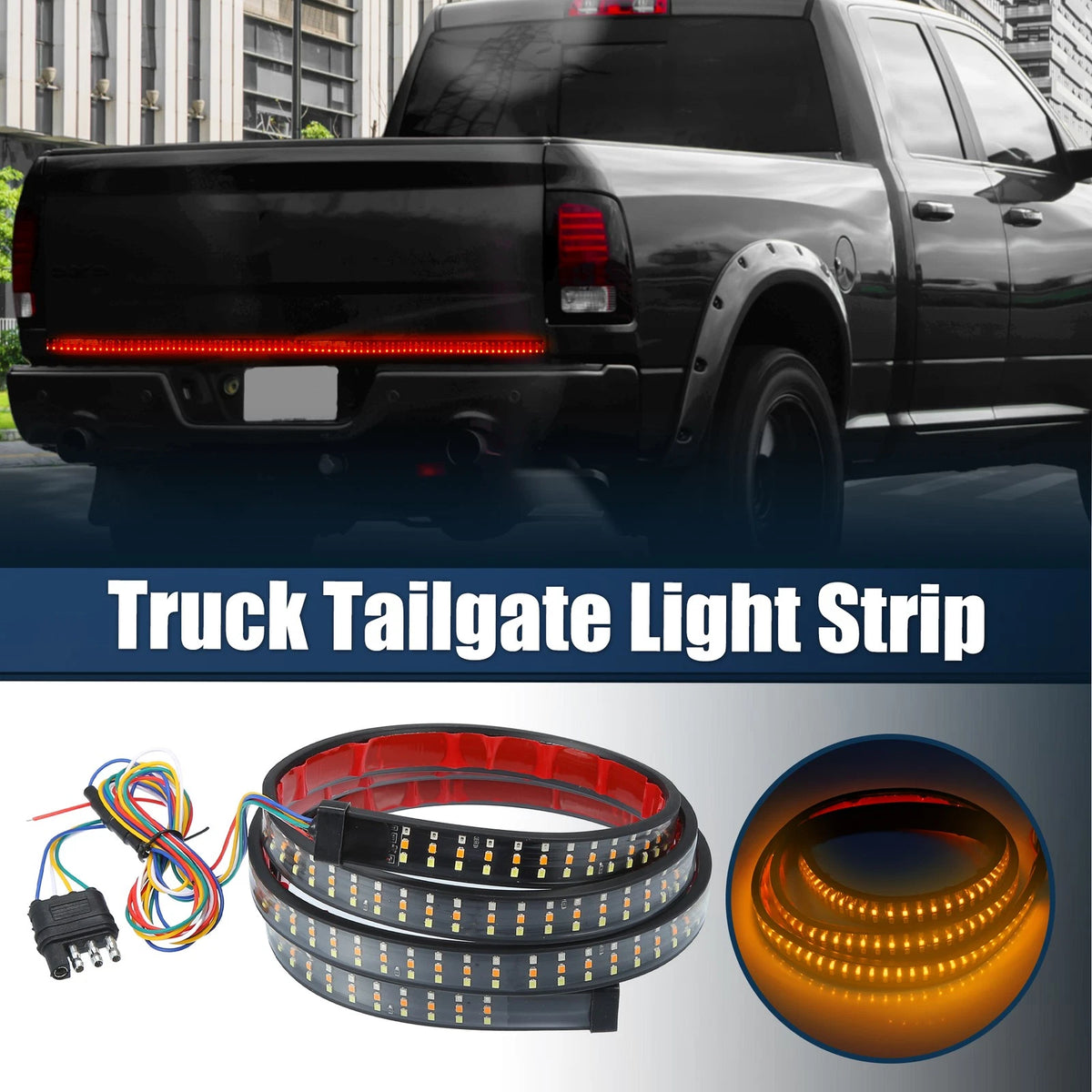 60" Truck Tailgate Light Bar Brake Tail Signal Light for Ford F-150