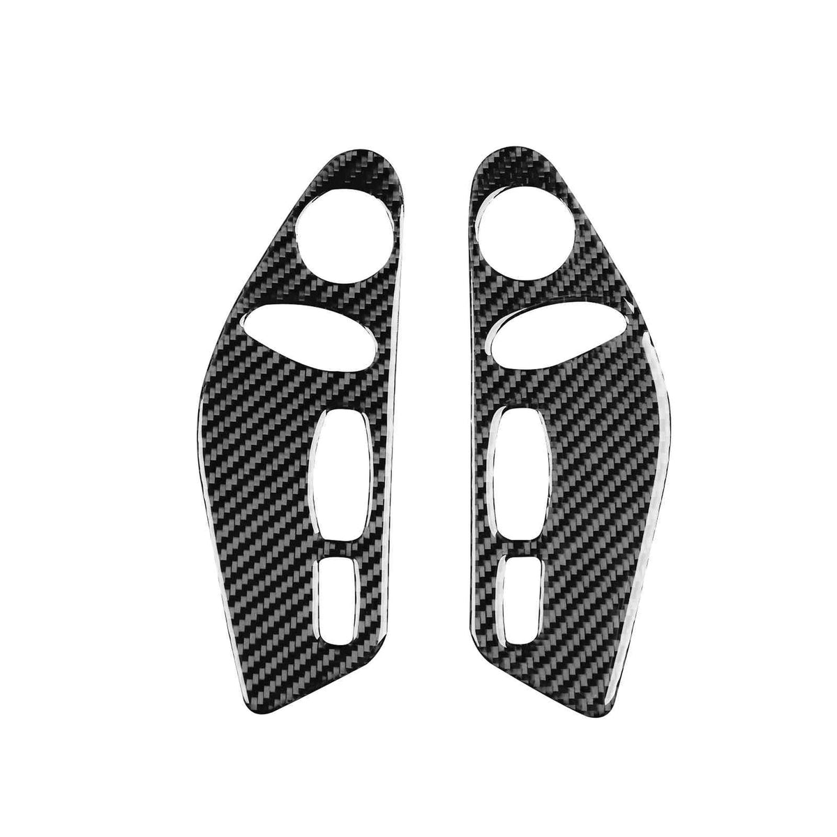 Soft Carbon Fiber Seat Adjust Button Panel Trim for Porsche 911 992 2019-2023