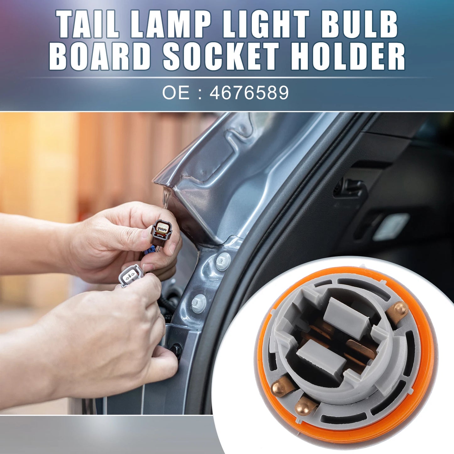 Tail Light Bulb Socket Holder for Jeep Grand Cherokee (2001 - 2004)