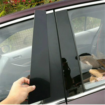 Pillar Posts Window Trim 6x for CHEVY Silverado GMC Sierra 1500 (2019–2022)