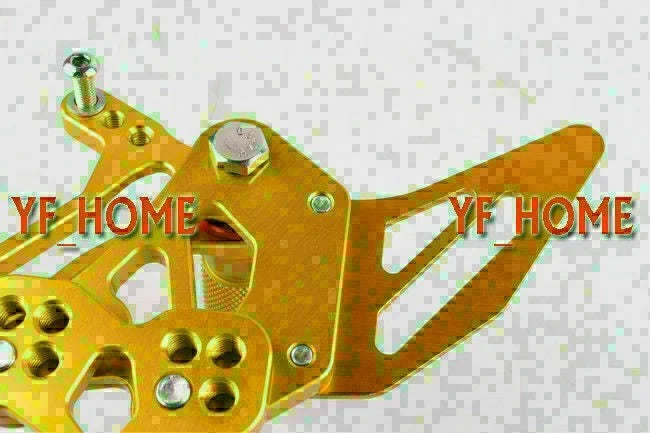 CNC Rearset Foot Pegs for Yamaha YZF R25 (2014-2017) - Gold Finish