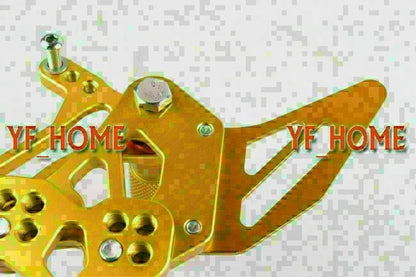 CNC Rearset Foot Pegs for Yamaha YZF R25 (2014-2017) - Gold Finish