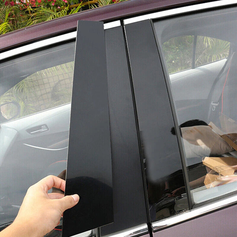 6 x Door Pillar Post Covers for Honda Pilot (2009-2015)