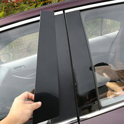 6 x Door Pillar Post Covers for Honda Pilot (2009-2015)