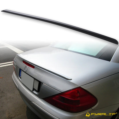 Boot Lip Spoiler for Mercedes-Benz R230 (2002-2007) Matte Black Unpainted