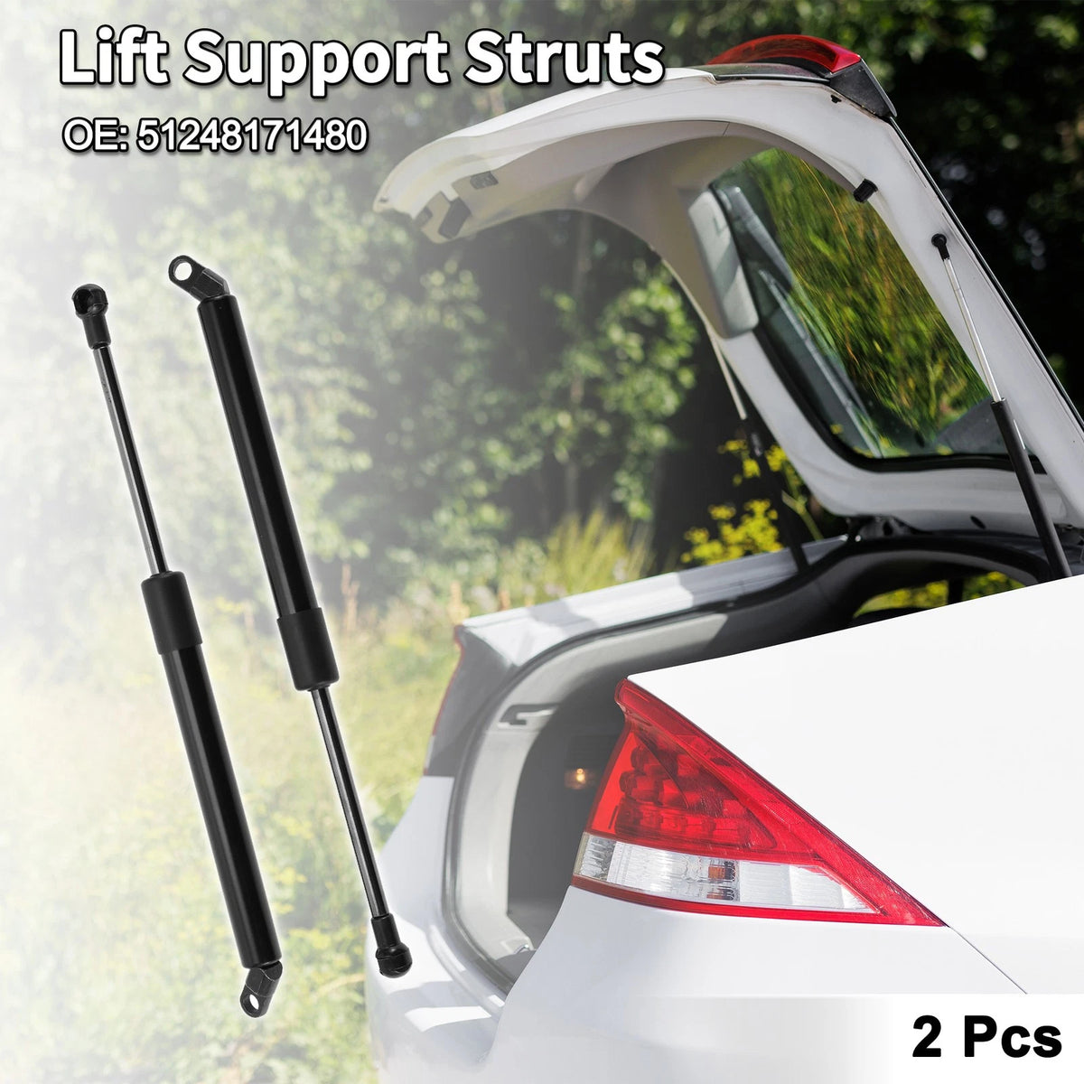 Rear Hatch Lift Supports Struts for BMW E38 740i 740iL 750iL (1995-2001)