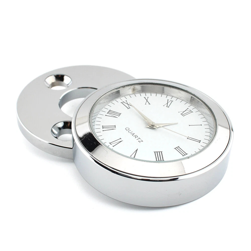Chrome Front Fork Lock Clock Cover for Harley Road King (1994-2022)
