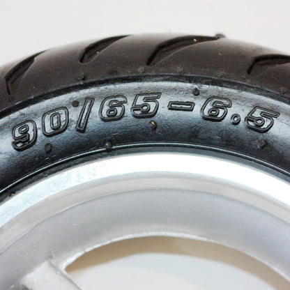 Front Wheel + Road Tyre for 49cc Mini Pocket Rocket PIT Dirt Bike (90-65)