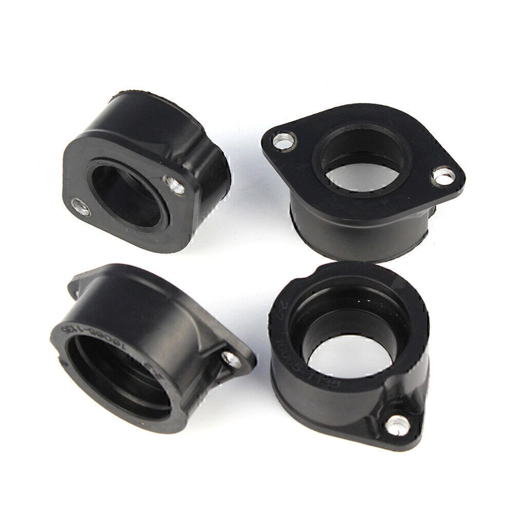 4x Carburetor Intake Manifold Boots for Kawasaki KZ1000K KZ1000M (1981-1982)