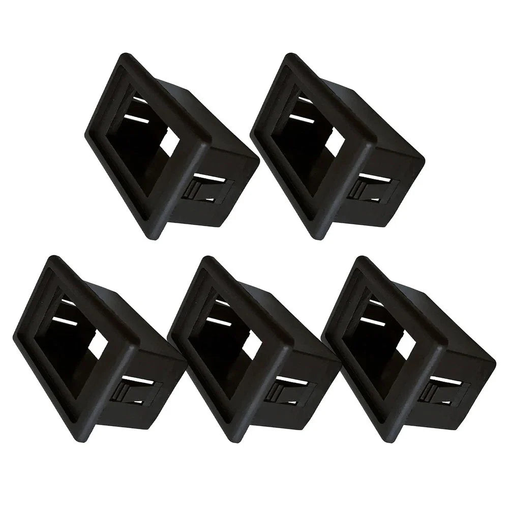 Rocker Switch Housing Panels 5pcs ABS for Reliable Mounting in Boats/Cars