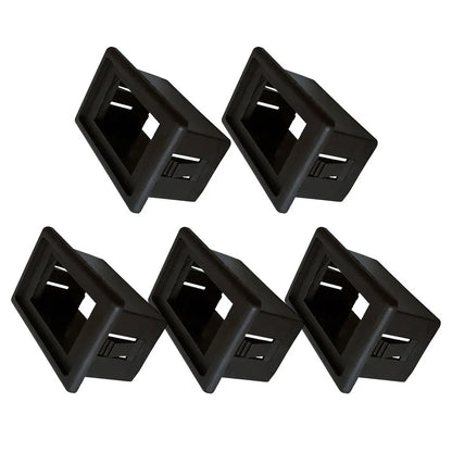 Rocker Switch Housing Panels 5pcs ABS for Reliable Mounting in Boats/Cars