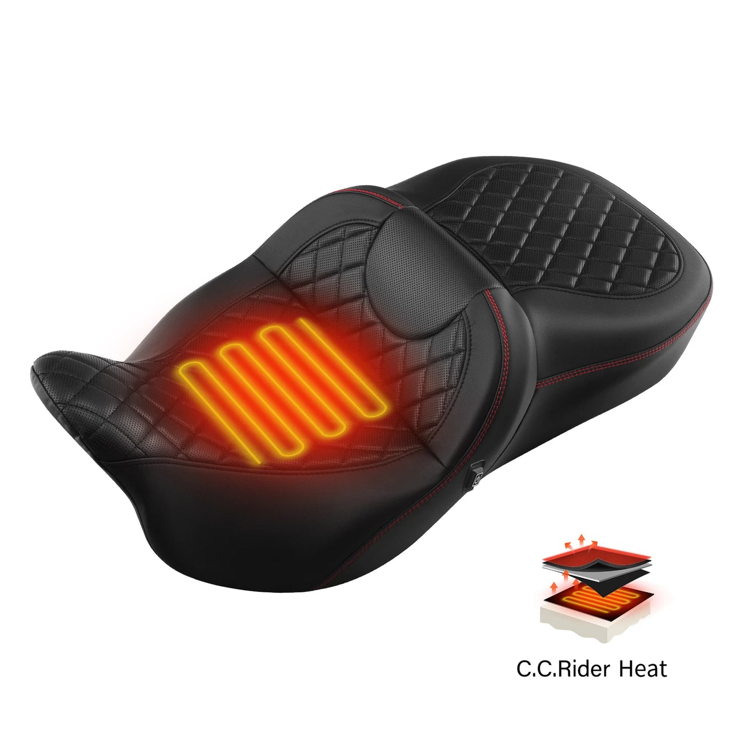 Heated Seat for Harley Touring Street Glide 2009-2023