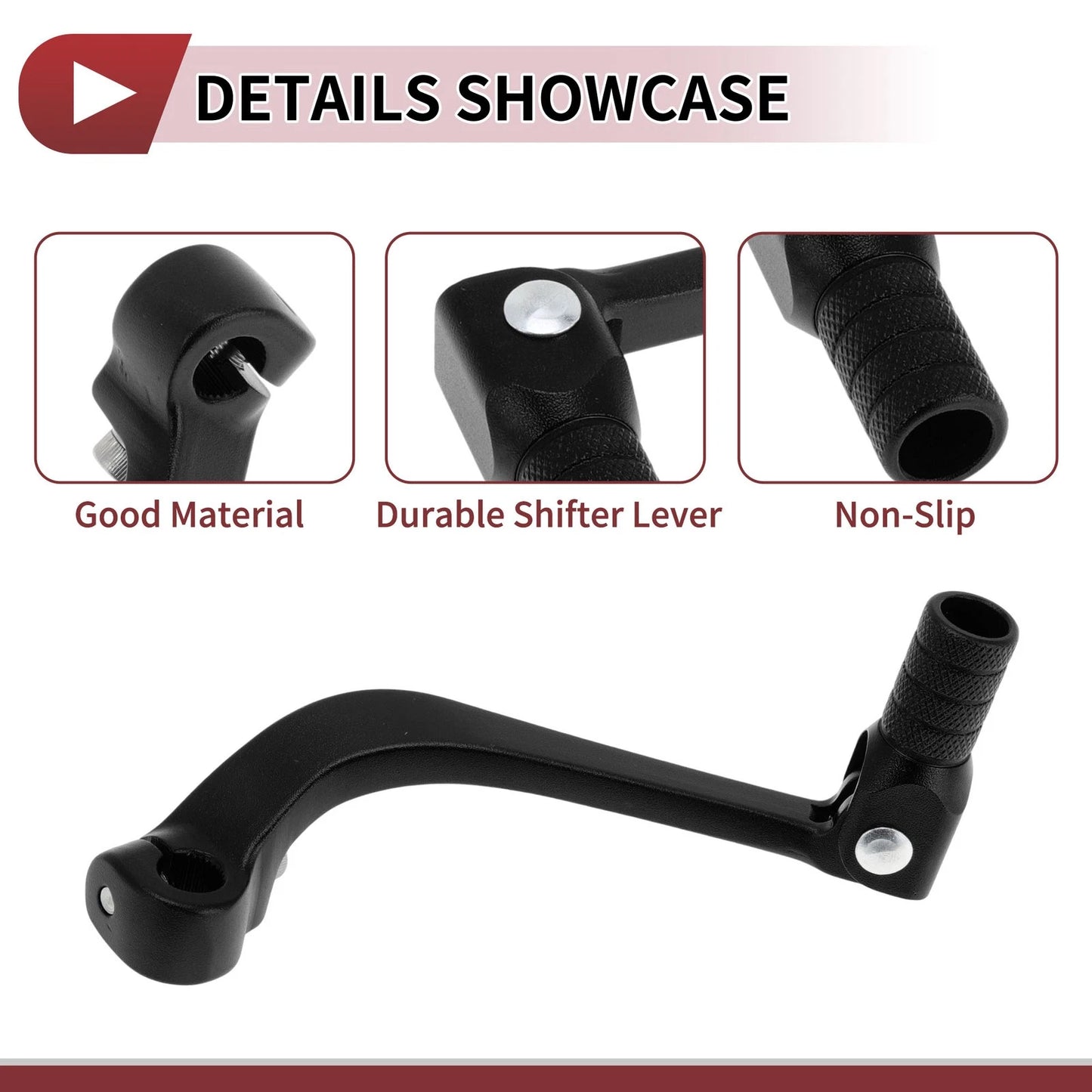 Folding Shifter Lever for Honda CRF110F 2013-2018 Black