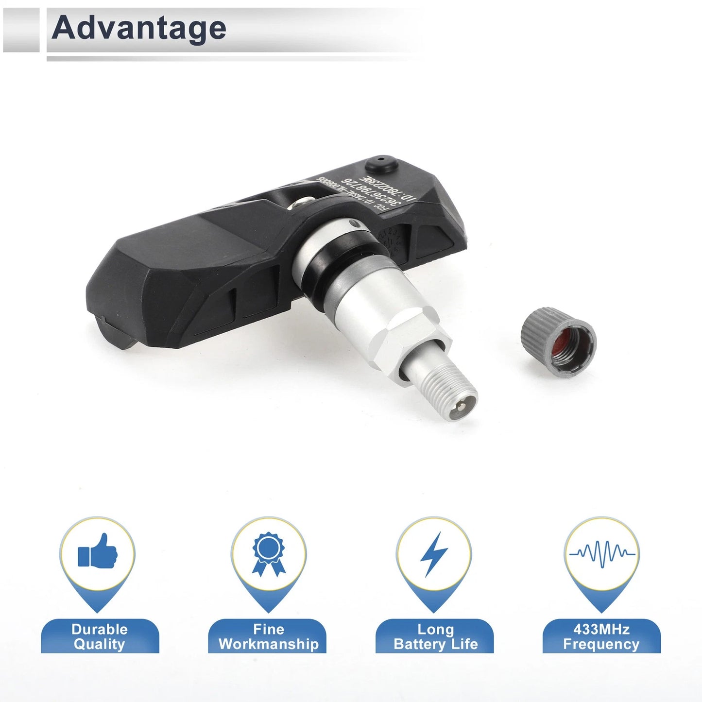 Tire Pressure Sensor for BMW 128i 135i (2008-2010) 1 x 433MHz