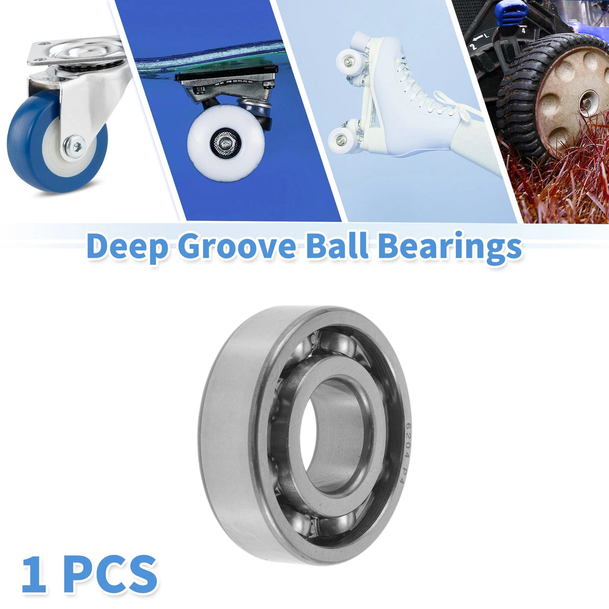 Deep Groove Ball Bearings / 20x47x14mm / for Scooter Skateboard Wheel
