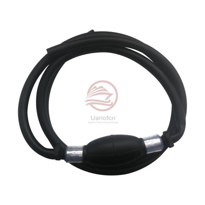 Universal 3/8" Marine Outboard Fuel Gas Hose Line Assembly with Primer Bulb for All Brands
