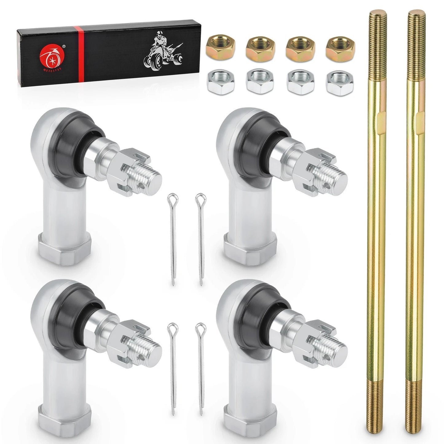 Left & Right Tie Rod Ends Kit 2 x for Honda Rancher (2007–2013)