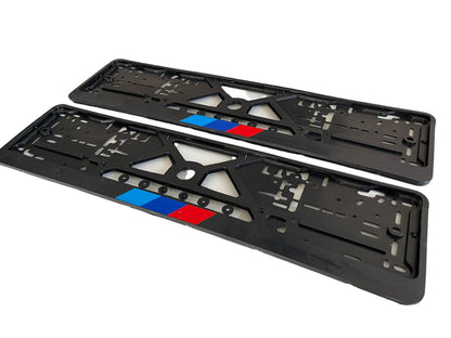 AutoWin Logo License Plate Frames for Vehicles - 2 x Europe Standard Size