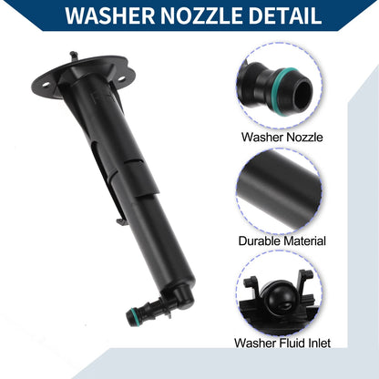 Front Passenger Side Headlight Washer Nozzle for Porsche Cayenne