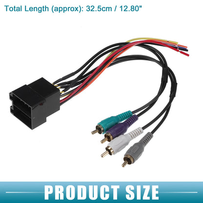 Stereo CD Player Radio Wiring Harness & Antenna Adapter for Land Rover