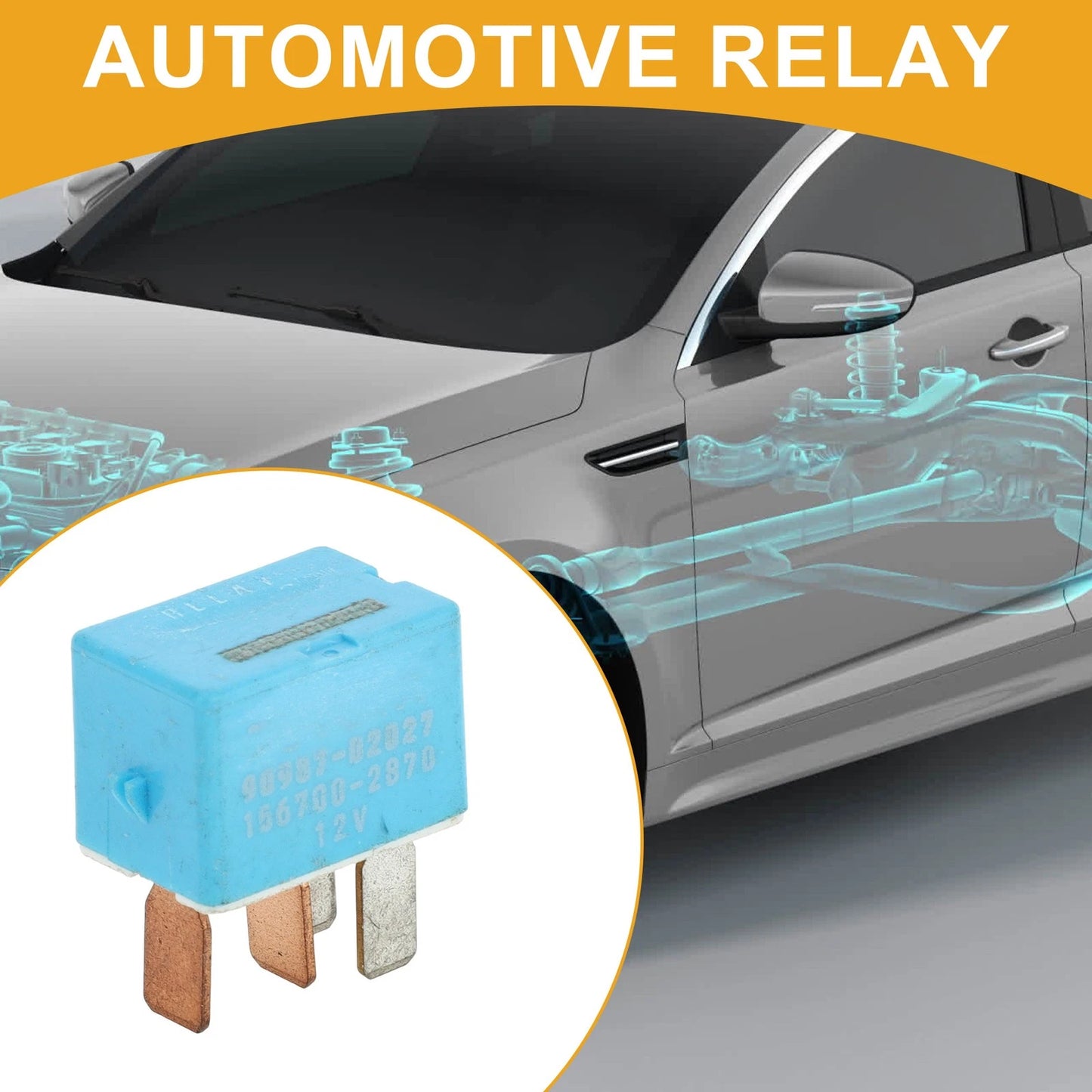 Multi-Purpose Automotive Relay 12V 4 Pin Relay for Toyota