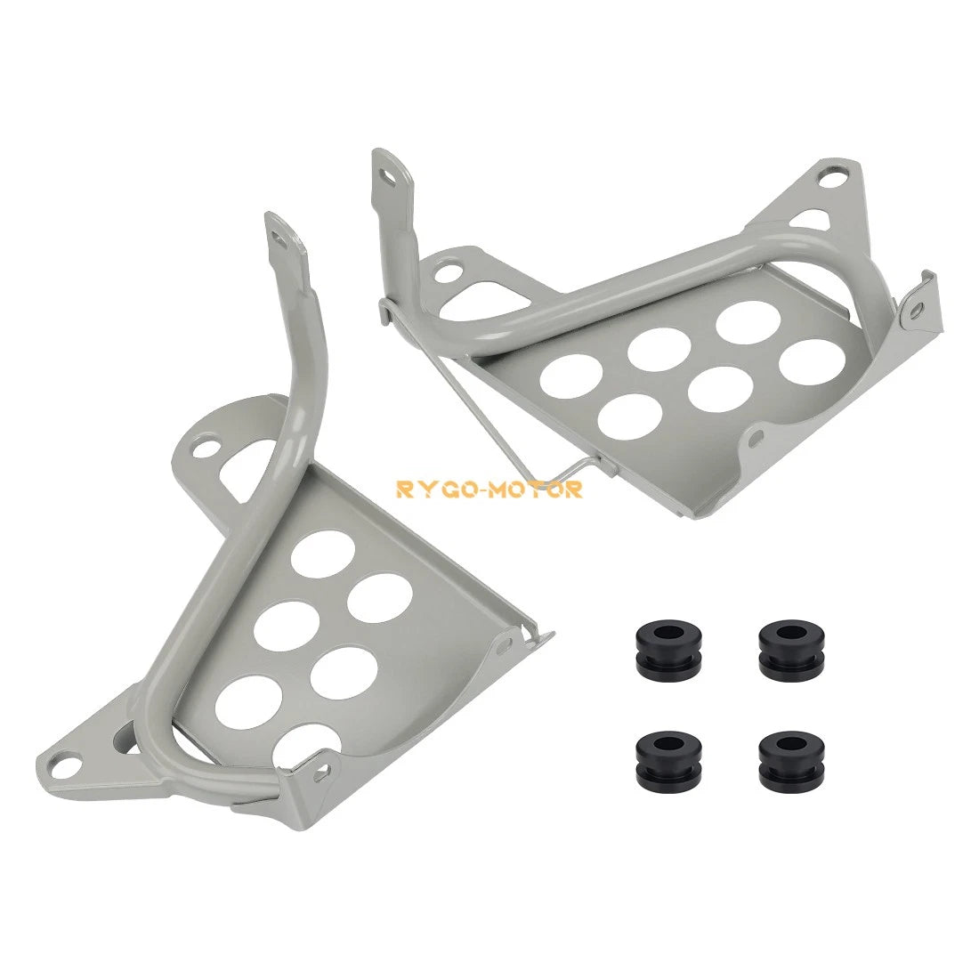 2x Heel Guards Footrest Left/Right for Yamaha Blaster 200 YFS200 (1990–2006)
